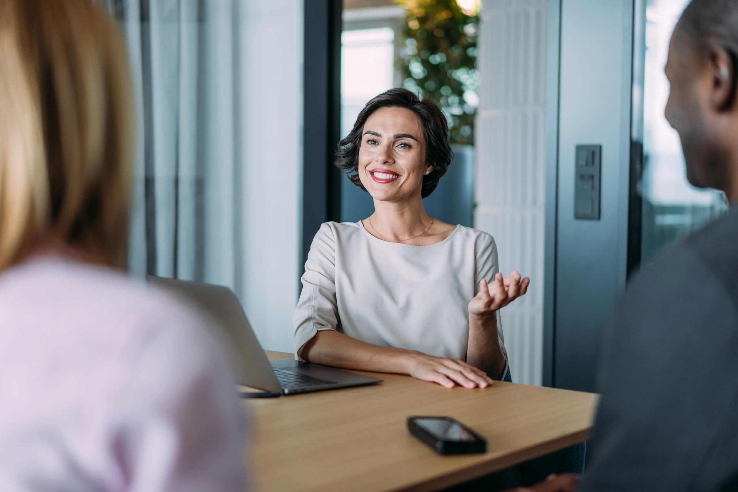 Experienced mortgage processing team collaborating
